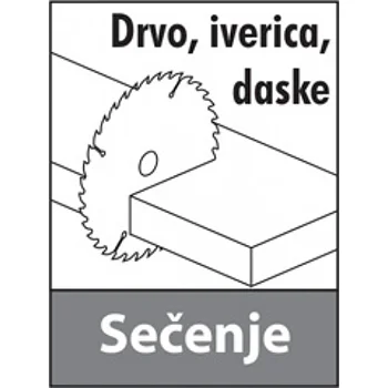 Modeco list kružne testere za drvo 250x30x3 mm 65-848 Modeco list kružne testere za drvo 250x30x3 mm 65-848